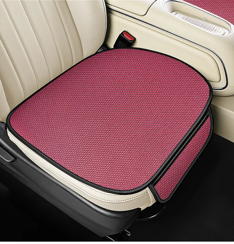 Breathable Ice Silk Car Seat Cushion Non-slip and Wear-resistant  Car Seat Cover, Square / Long / 3-Piece Set Available