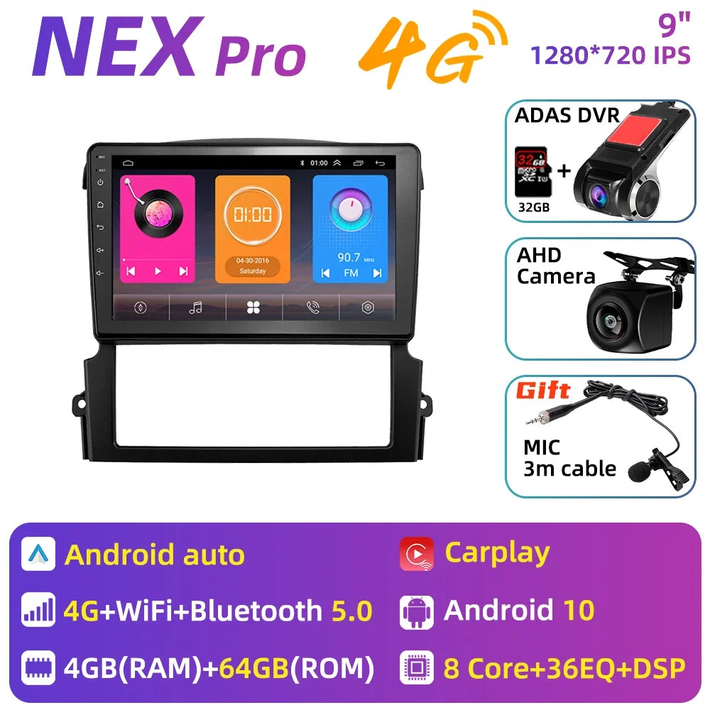 2 Din Android Car Radio Stereo for Kia Sorento BL 2002-2011 Car Multimedia Player GPS Navigation Head Unit Autoradio Audio Auto