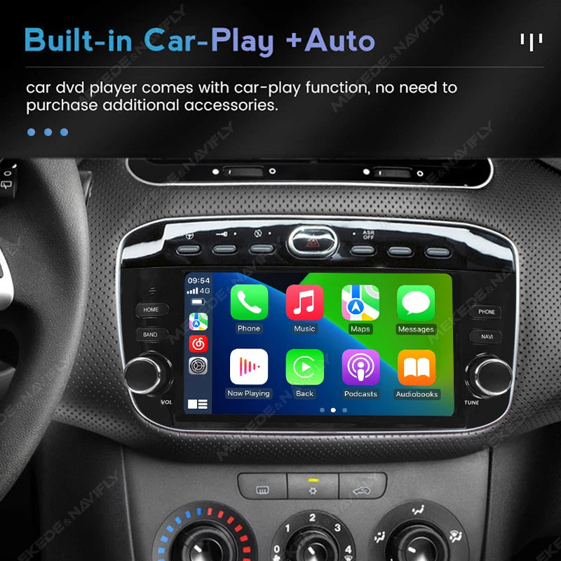 6.2 inch Carplay Android Auto Car Radio For Fiat Linea Punto EVO line 2012-2015 Multimedia Video Player GPS Stereo Head Unit RDS
