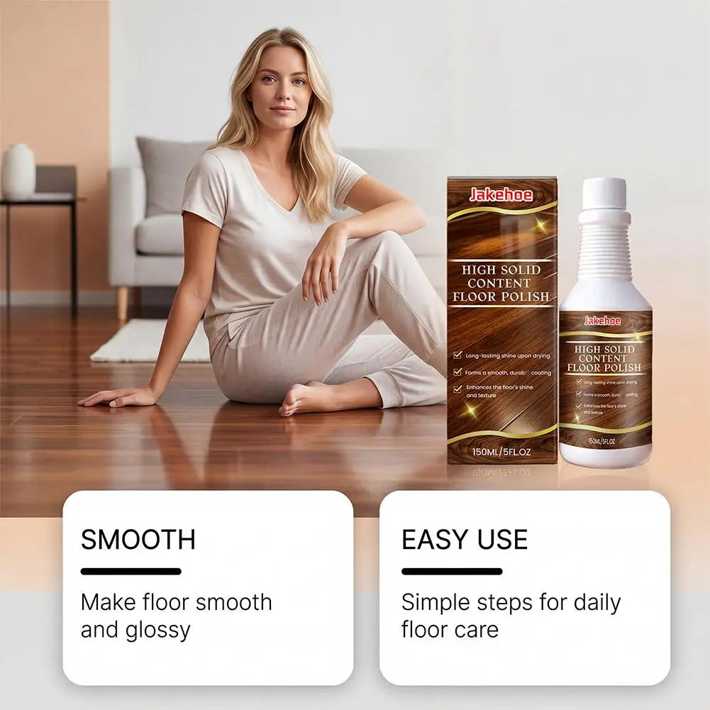 150ml Floor Care Agent, Wooden Floor Restorer Scratch Repair, Long-Lasting Gloss Protective Coating for Wood Floors