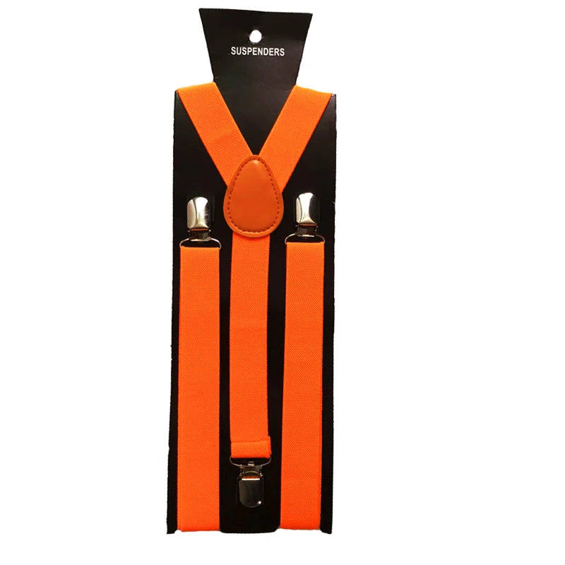 Suspenders For Men Pants Apparel Adult Suspender Man Shirt Dress Women Wedding Party Solid Colors Suit Skirt With Braces Straps