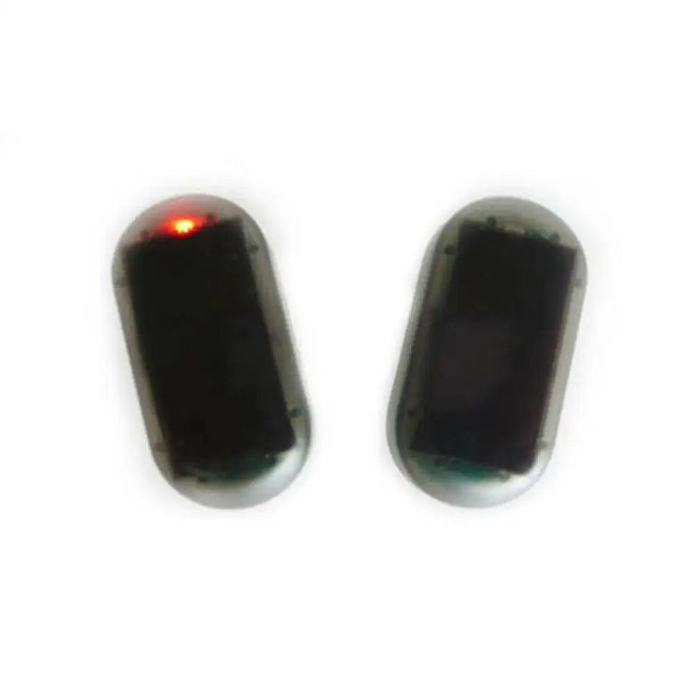 1Pcs Solar Powered Car Fake Security Light Simulated Dummy Alarm Wireless LED Flashing Lamp Anti Theft Warning Caution Light