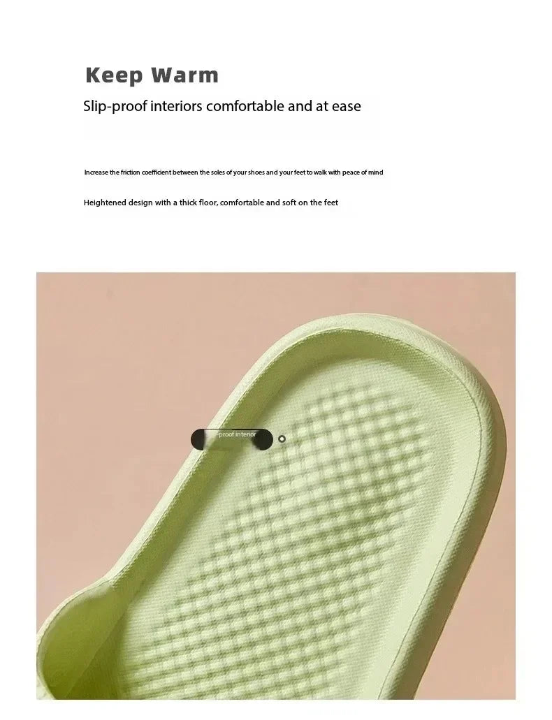 Non-Slip EVA Soft Sole Massage Shower Shoes for Men and Women, Couples, Waterproof, Home, Leisure, Bathroom Slippers, Fashion
