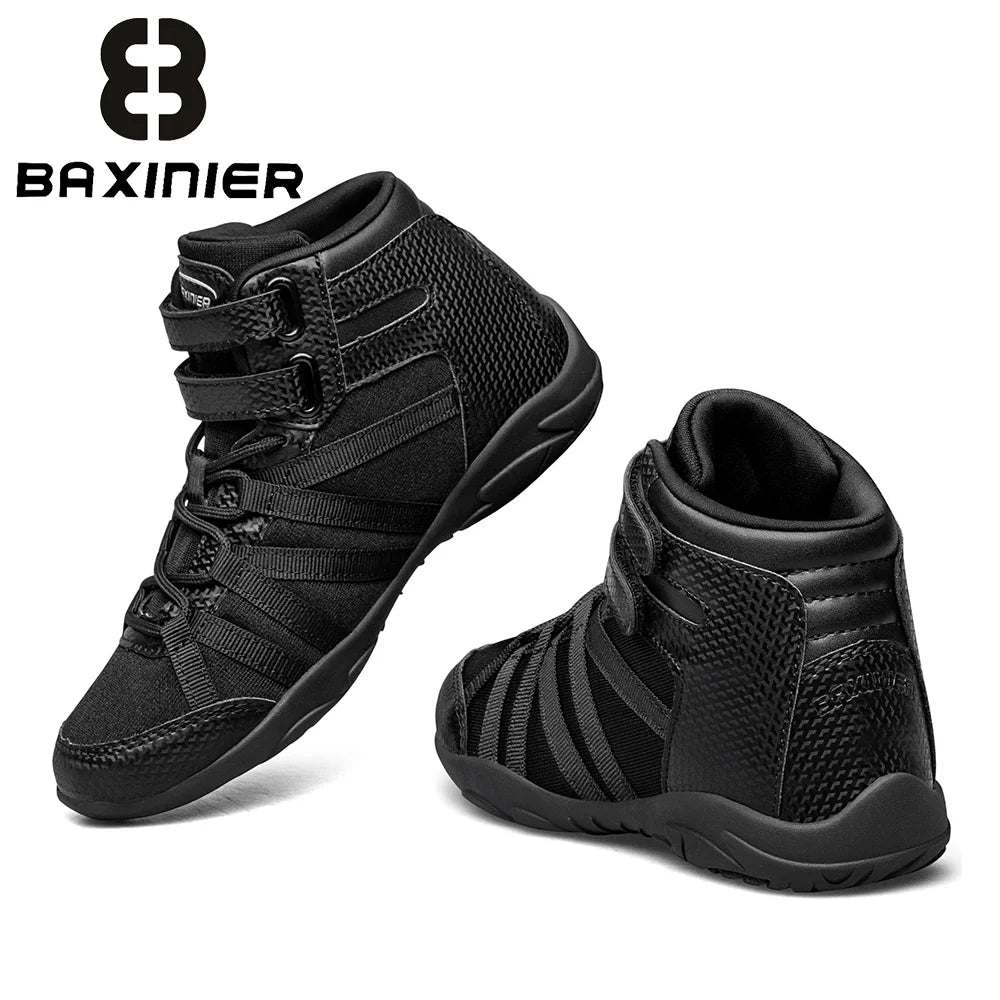 BAXINIER Girls High Top Cheerleading Shoes, Professional Lightweight Youth Cheer Competition Sneakers, Dance Training Footwear