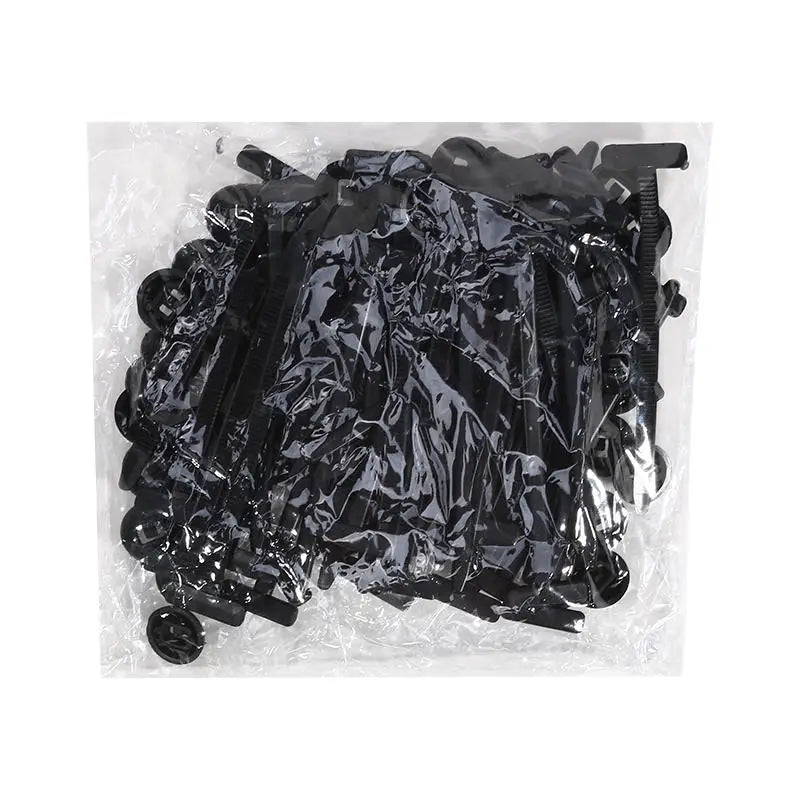 Universal Nylon Cable Tie Buckle Auto Fastener Screw Replacement Clip Car Fender Trunk Engine Guard Panel Wire Management Secure