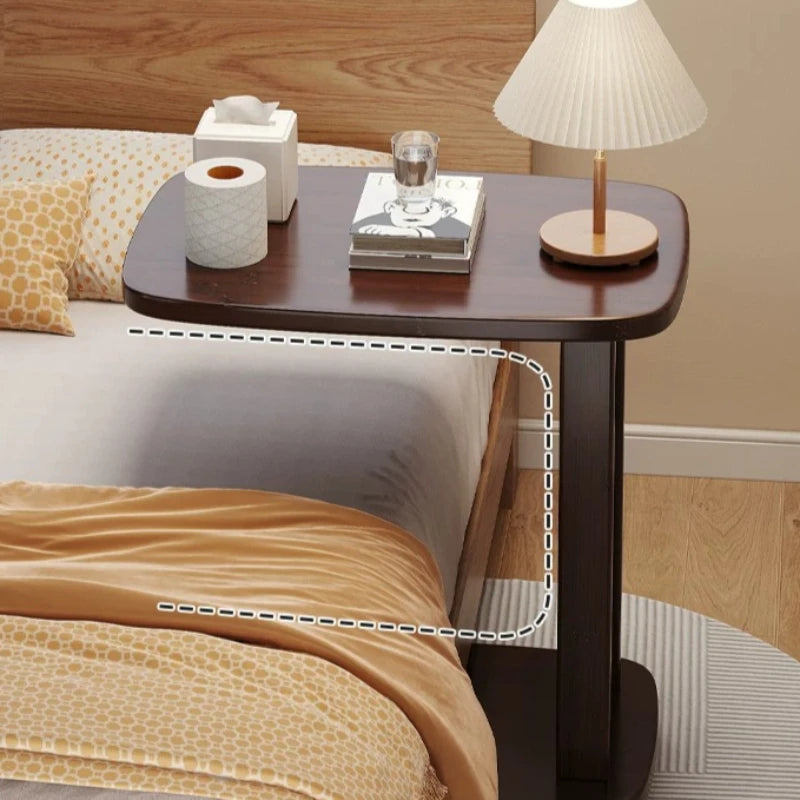 Office Desks Wooden Side Table Floor Side Tall Sofa Coffee Table Study Retro Table Basse Salon Furniture For Living Room