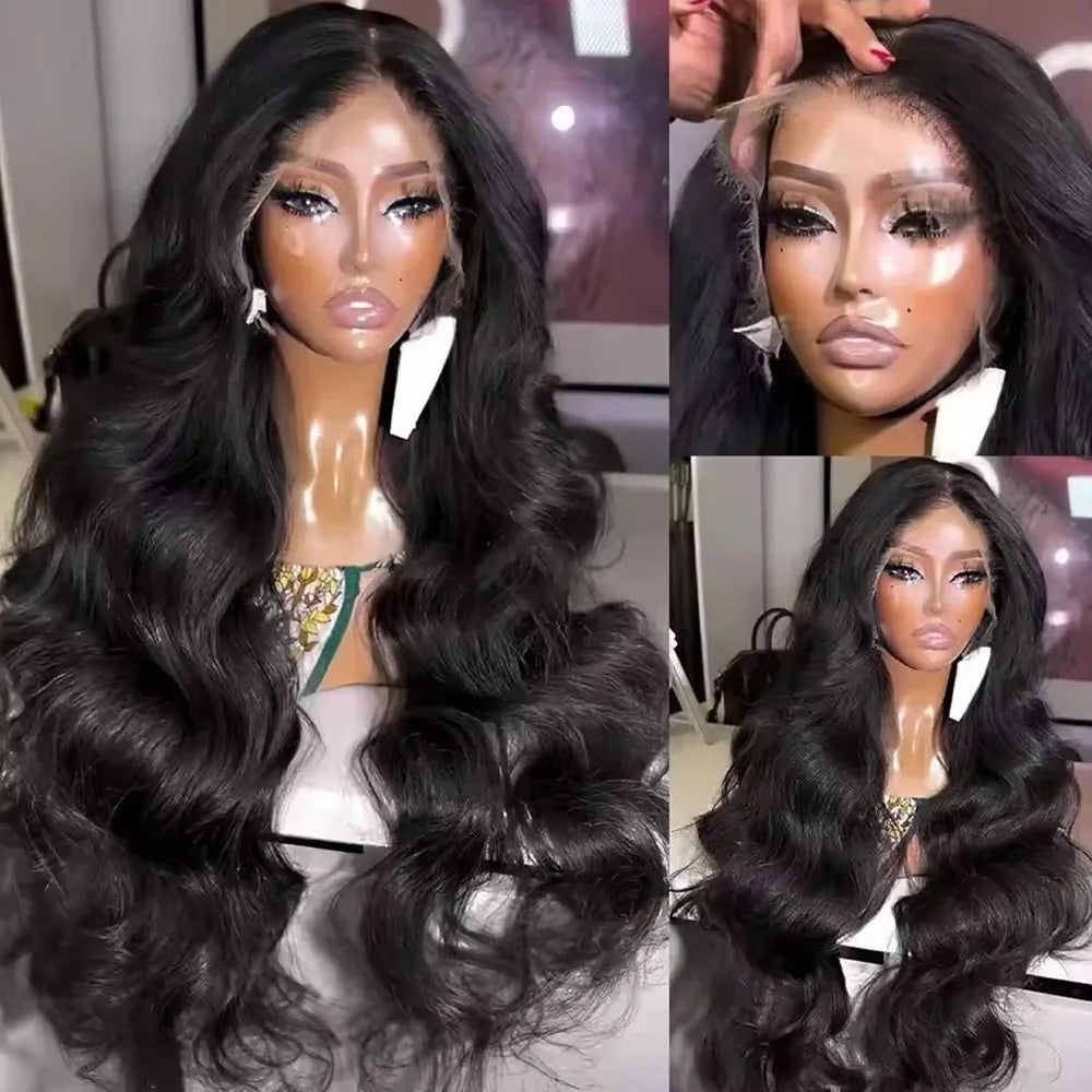 40 42 Inch Body Wave Human Hair Wigs 13x4 13X6 HD Lace Frontal Wig Human Hair Remy 5x5 Gluless Lace Closure Wigs For Women
