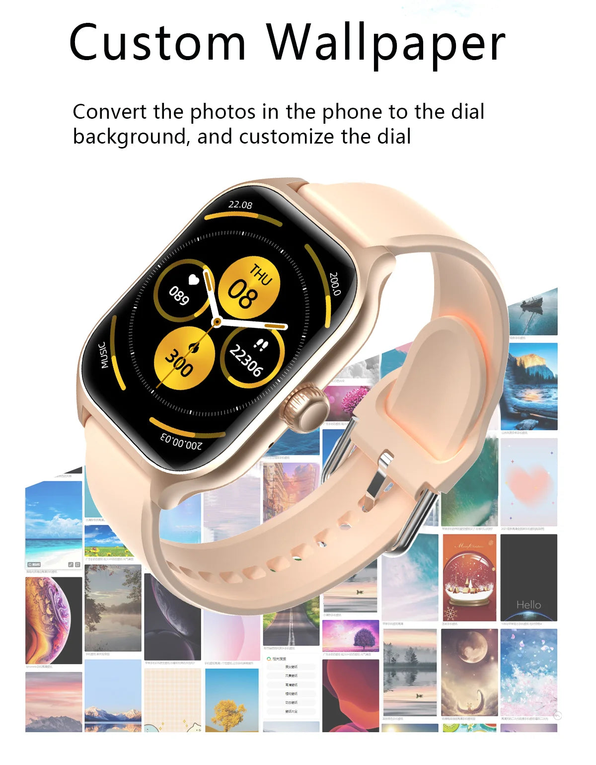 HOMEFISH New Smart Watch H9 Pro MAX  C20  HD Display Bluetooth Call Message Alert Sports Mode Smartwatch For Men Women
