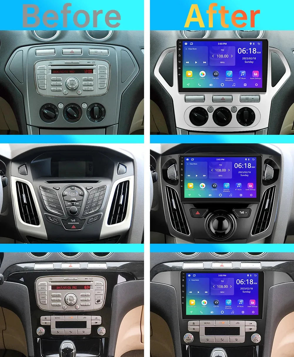 2 Din Universal Android 13 Car Radio 7/9/10 Inch Wireless CarPlay Android Auto GPS Bluetooth Multimedia Head Unit for Toyota