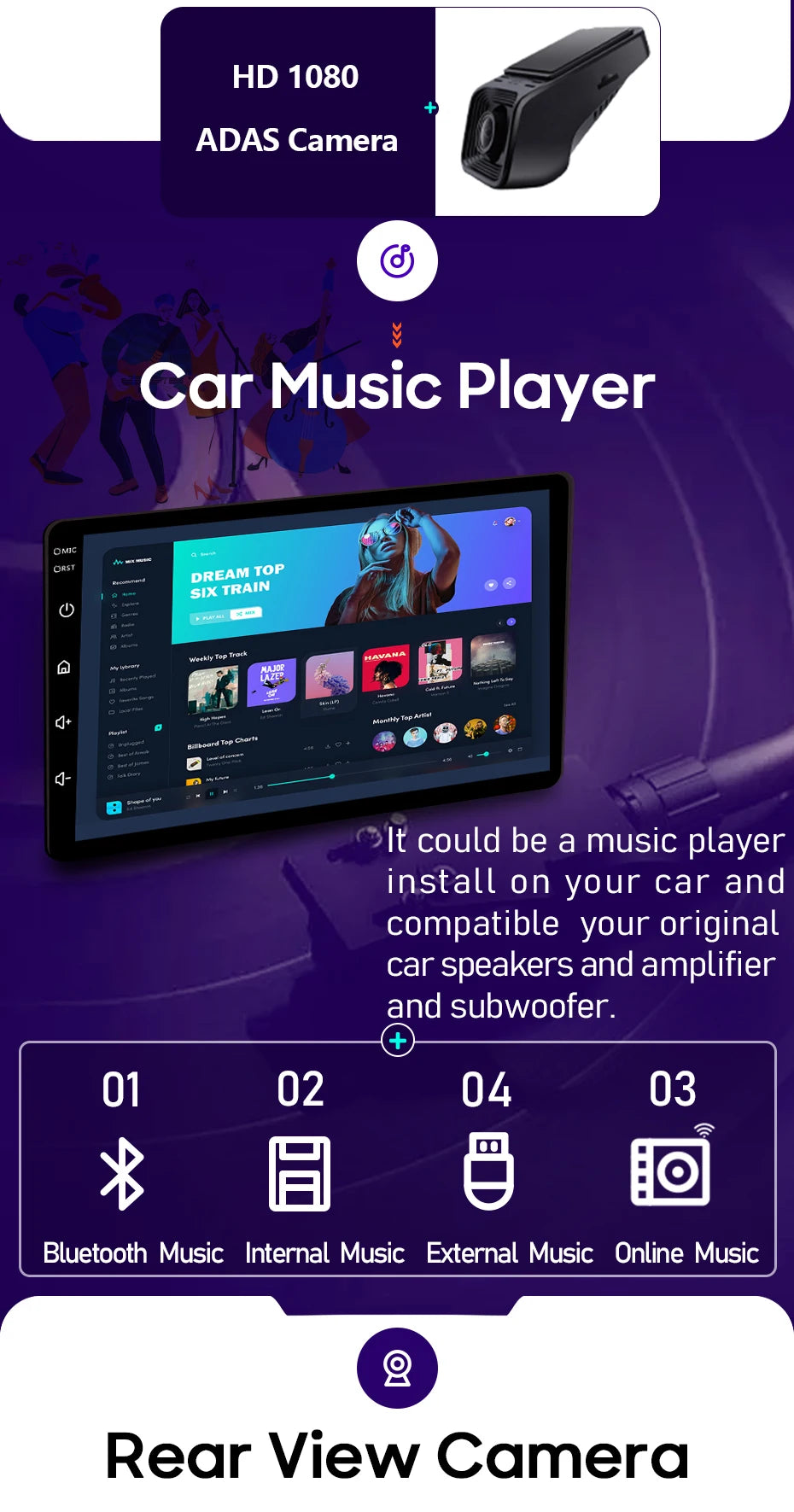 Android 15 For Toyota Camry XV40 Aurion 2007 - 2011 DSP Carplay Head Unit Multimedia Player GPS Navigation Stereo Car Radio WIFI