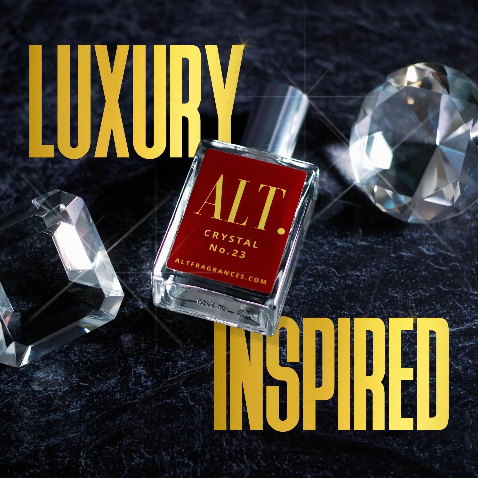 ALT. FRAGRANCES Crystal No. 23 Extrait De Parfum Unisex Perfume Inspired By Baccarat Rouge 540 Perfume 60ml Long-lasting
