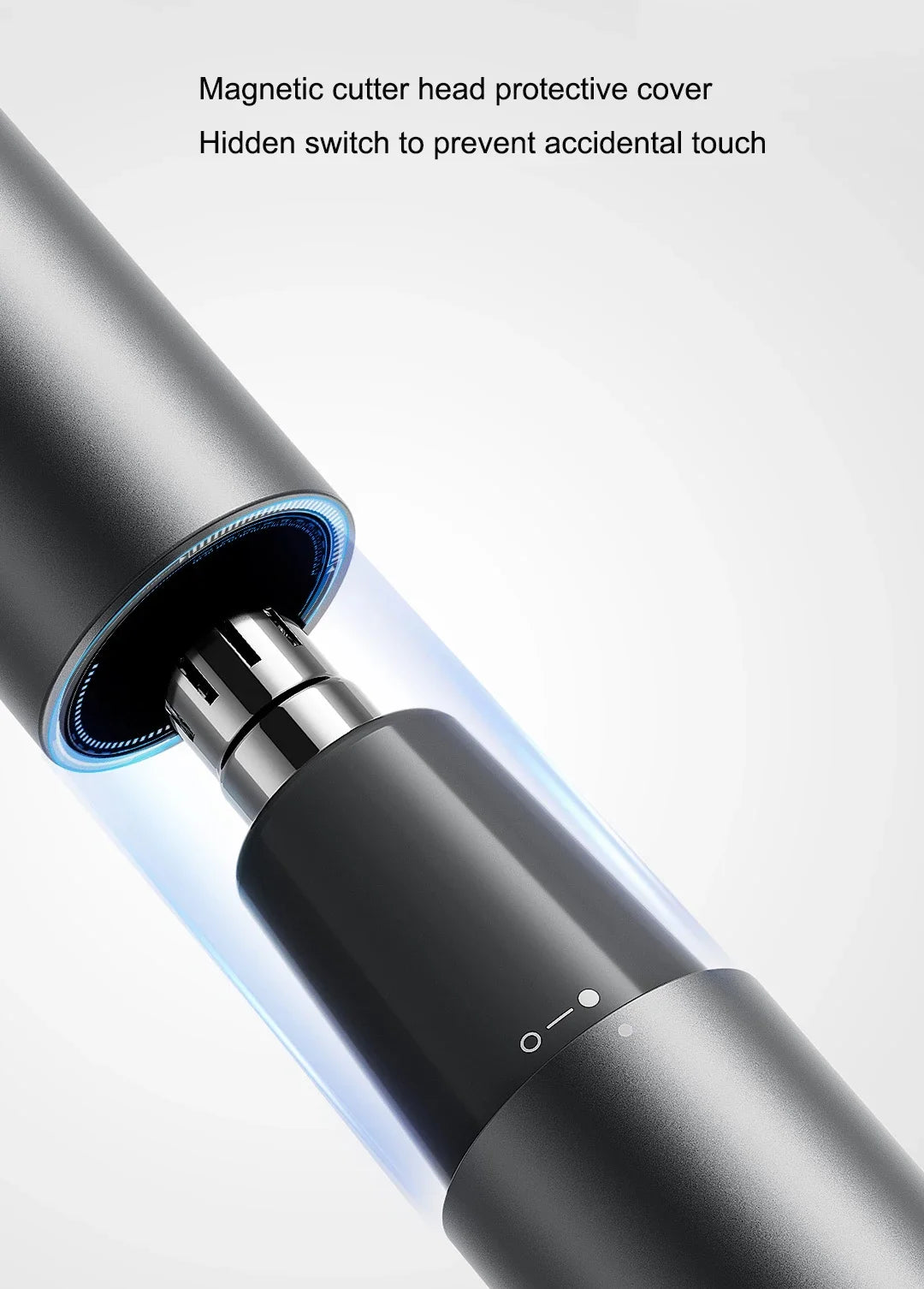 Original XIAOMI Mijia Nose Trimmer for Men Women- USB Rechargeable Painless Ear Nose Hair Eyebrow Trimmer Clipper Compact Pocket