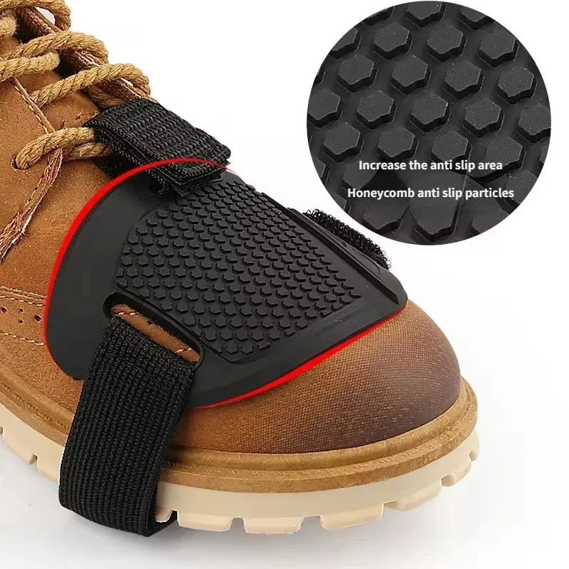 Dustproof Motorcycle Shift Pad Gear Shoes Protective Motorbike Gears Shifter Men Protector Motocross Boots Cover Accessories