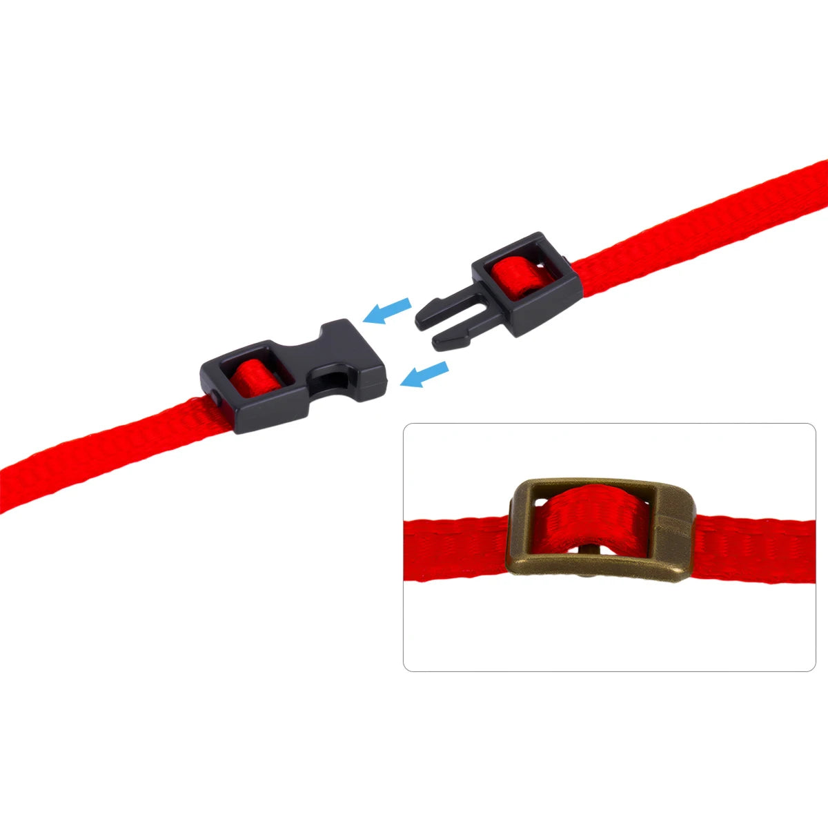 5Pcs Luggage Rope Roof Rack Tie Down Straps for 1/8 1/10 1/18 1/24 RC Crawler SCX10 TRX4 TRX6 YK4102 RGT SCX24 TRX4M Decorate