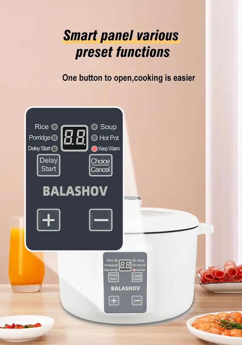 220V Household Multi Cookers 3.5L Electric Cooker Non-stick Cooking pot Hot Pot Smart Rice cooker Cooking Appliances