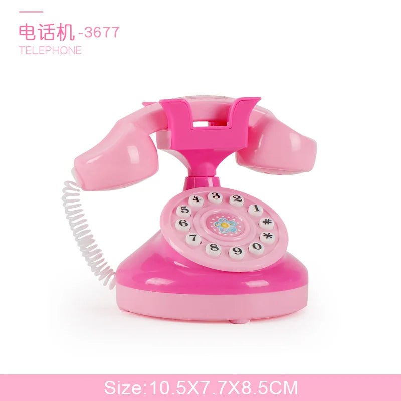 Kids Kitchen Play Simulation Home Appliances Toys Pretend Play Refrigerator Microwave Coffee Maker Kettle Hair Dryer for Childs
