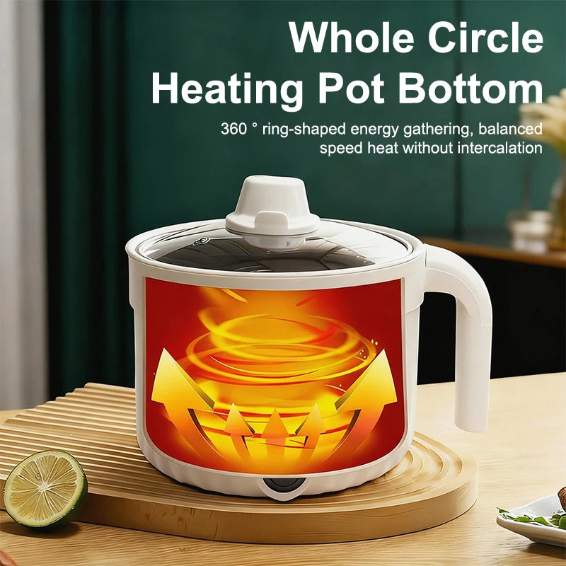 Non Stick Hot Pot Multil Lutuan Ng Kanin 1.8L Cheap Rice Cooker Electric Heating Pot Mini Rice Cooker With Steamer Small