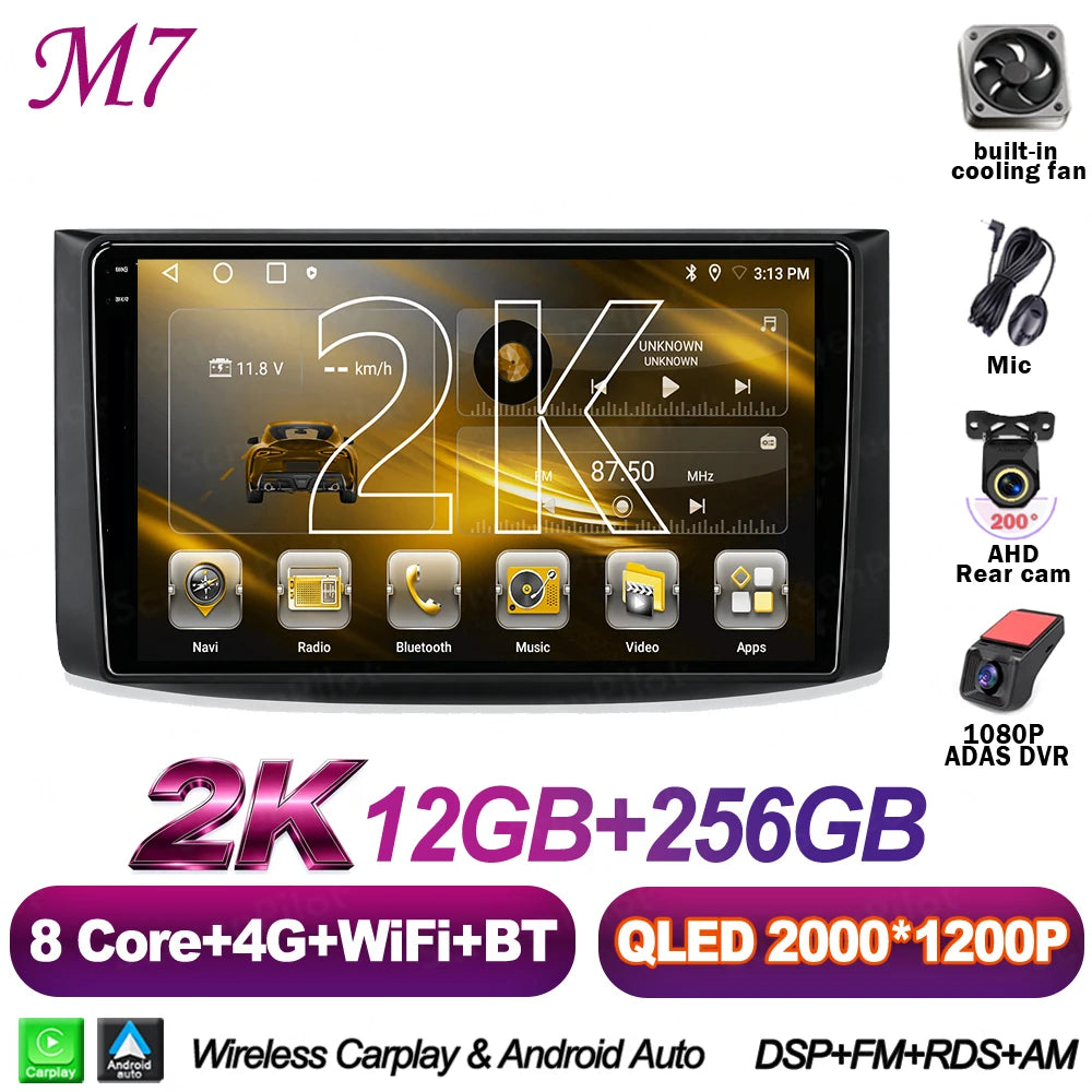 Android 16 For Chevrolet Lova Captiva Gentra Aveo 2006-2012 Touch Screen Android Auto Mirror Link Stereo Head Unit Car Radio RDS