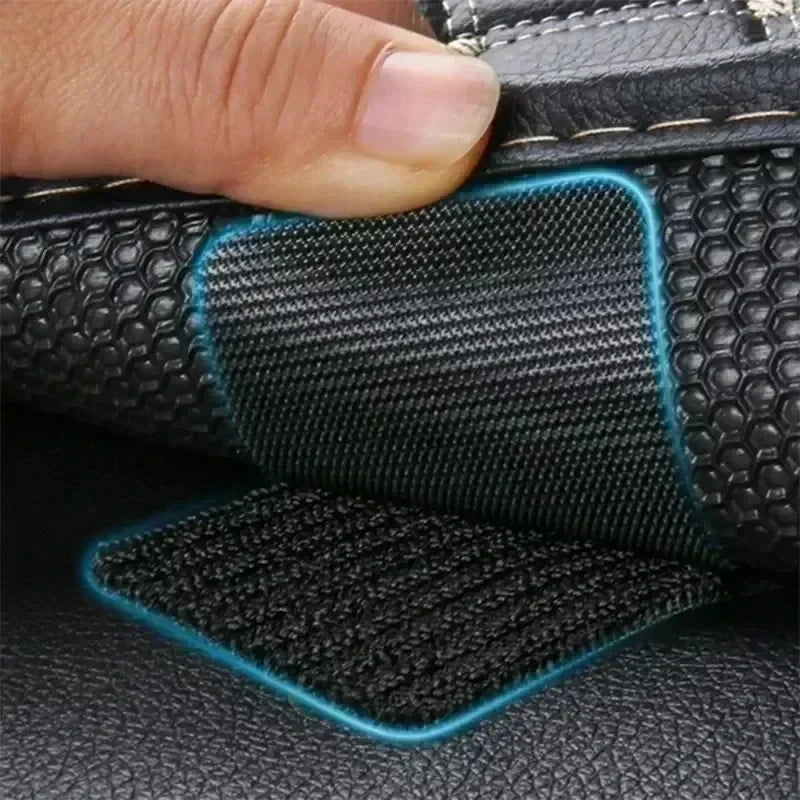 60/2pcs Carpet Fixing Stickers Adhesive Car Floor Mats Fixed Patches Home Sheets Anti Skid Grip Tape Sticker Double Sided Tapes