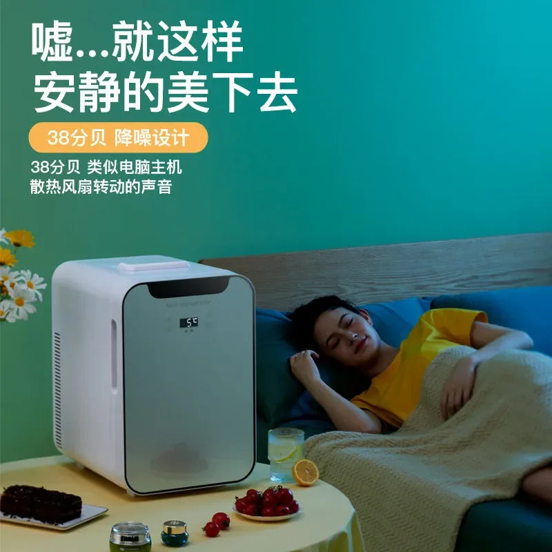12V\110V\220V New Mini Refrigerator for Home Office Car Compact and Portable with Cooling Freezing WWC