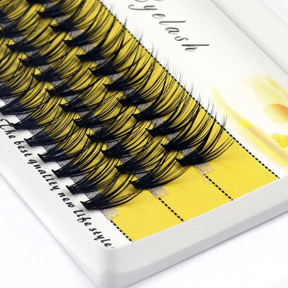 20D/30D Mink Eyelashes Cluster 1 Box/60 Bundles Russia Natural Lashes 3D Individual Eyelash Extension Lashes Makeup Wholesale