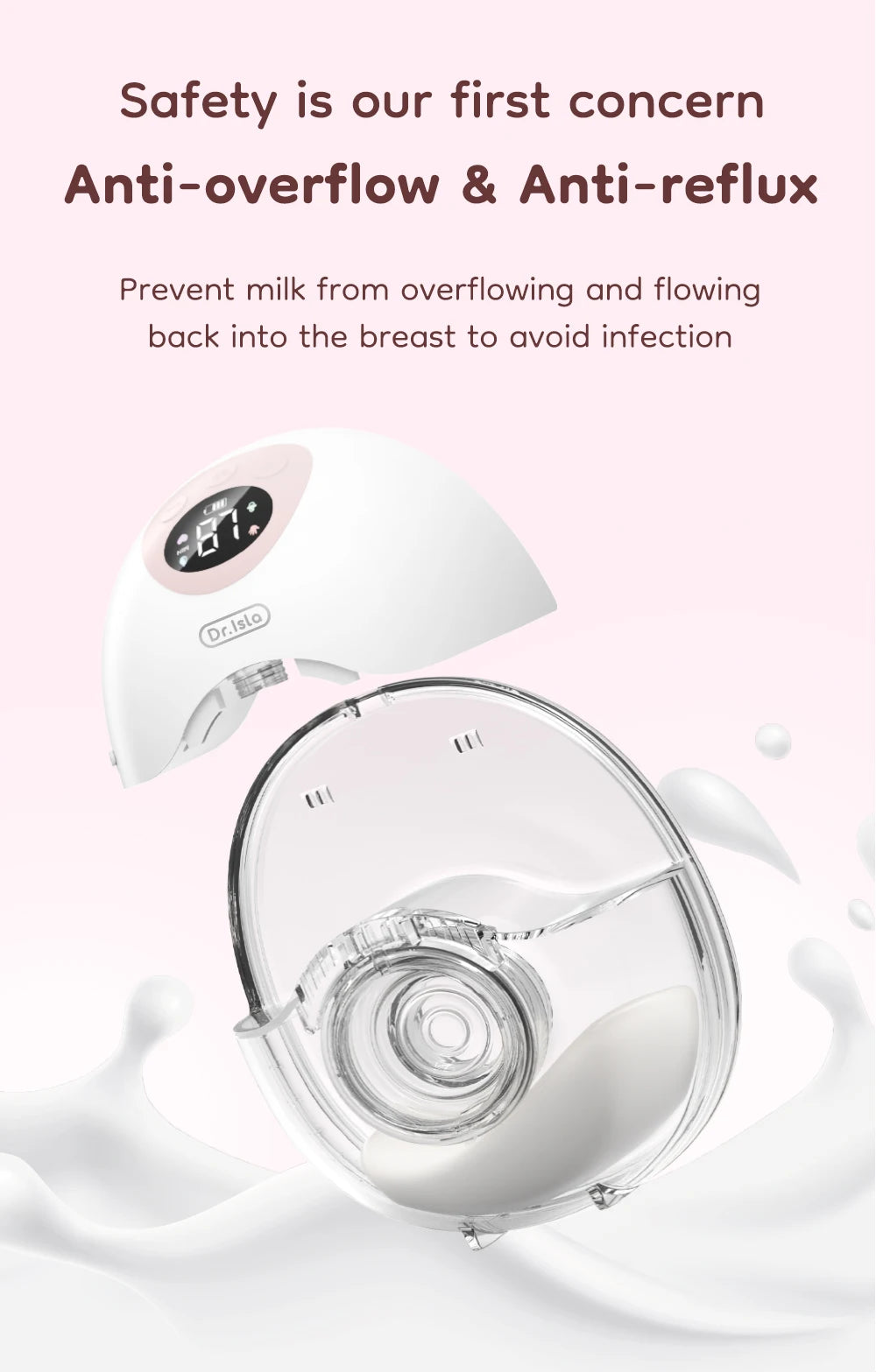 MAMIJOY 2Pcs Wearable Breast Pump Super Silent Hands Free Electric Breast Pump Comfort Milk Collector for Breastfeeding BPA free