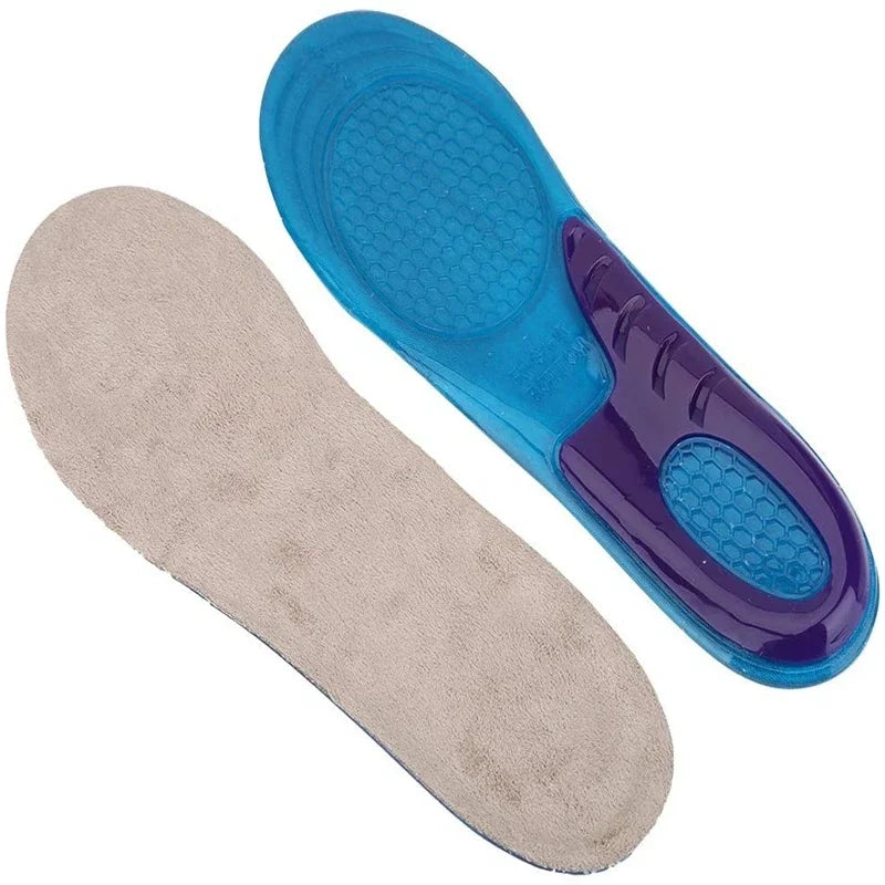 GEL Silicone Insoles for Shoes Orthotic Arch Support Insole Soft Shoe Inserts Sport Anti-slip Template for Man Women Shoe Sole