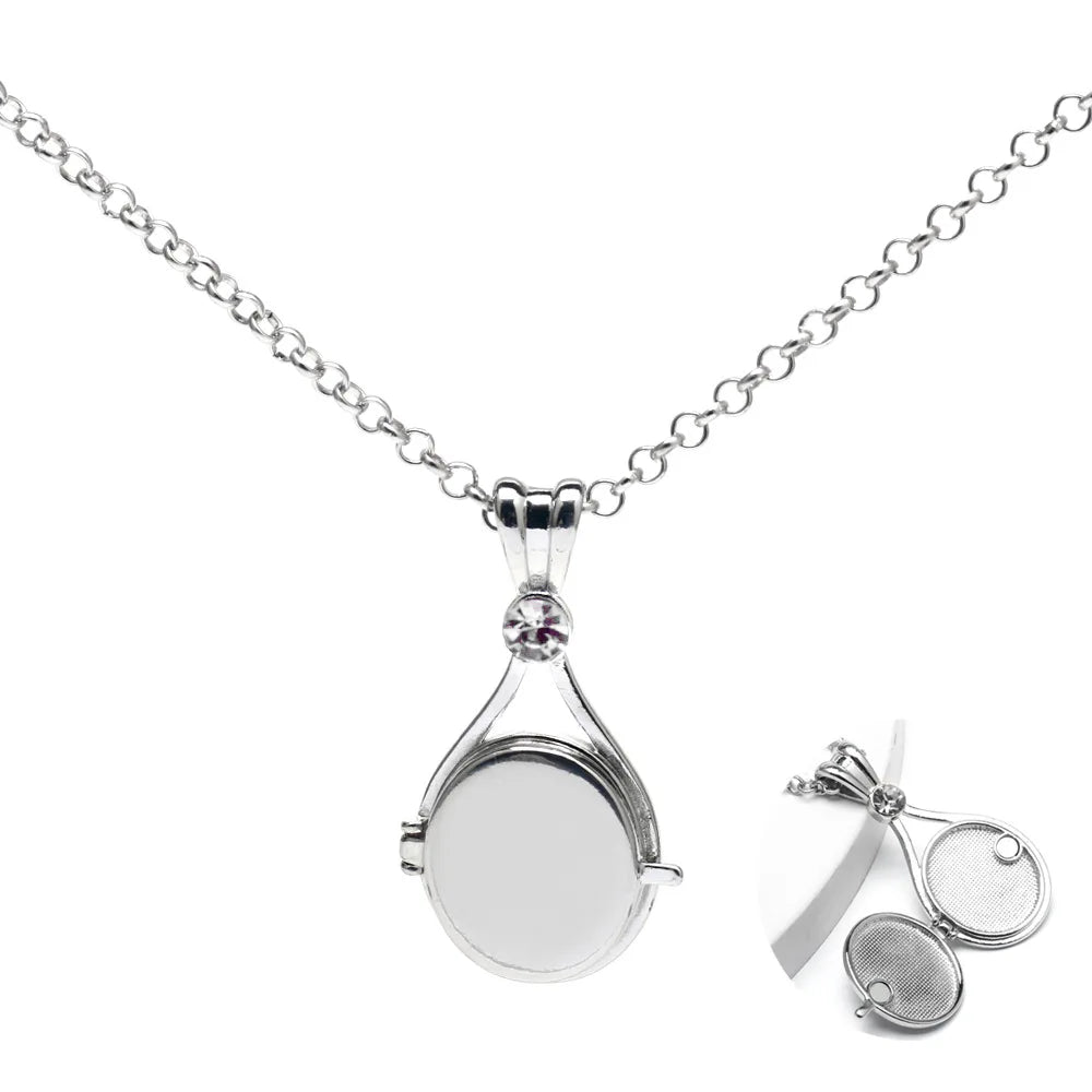 TV Show H2O Just Add Water Cosplay Necklace Mermaid Locket Pendant Necklace for Women Men Choker Jewelry Fan Gift