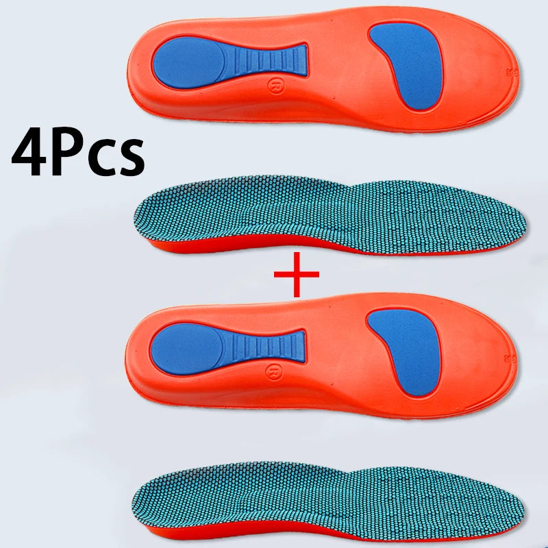Arch Support sports Insole Men Women Orthopedic Insoles Foot Shock Absorption Anti-Slip Shoe Pads 2Pcs/4Pcs