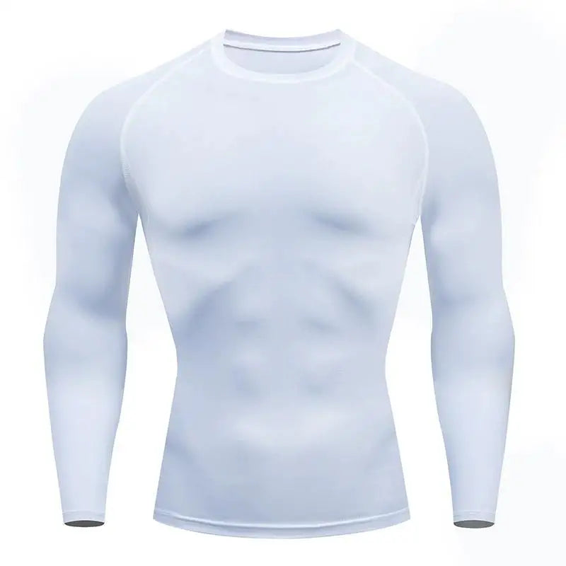 Compression Running Top Men Long Sleeve Shirt For Male Gym Clothing Quick Dry Sportswear Fitness Tee Training Workout Muscle Top