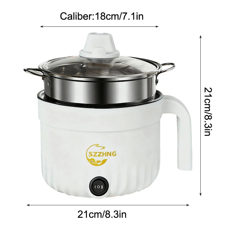 Non Stick Hot Pot Multil Lutuan Ng Kanin 1.8L Cheap Rice Cooker Electric Heating Pot Mini Rice Cooker With Steamer Small