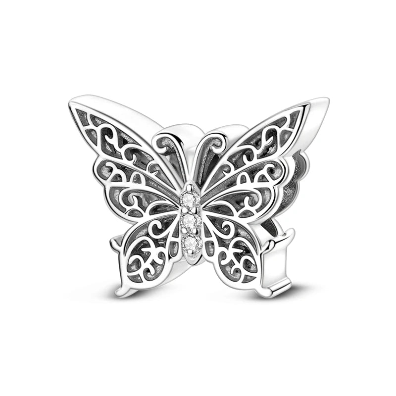 925 Sterling Silver Charms Beads Pendant Tree of Life Dog Elephant Love Heart Charm Fit Original Bracelet DIY Women Jewelry Gift