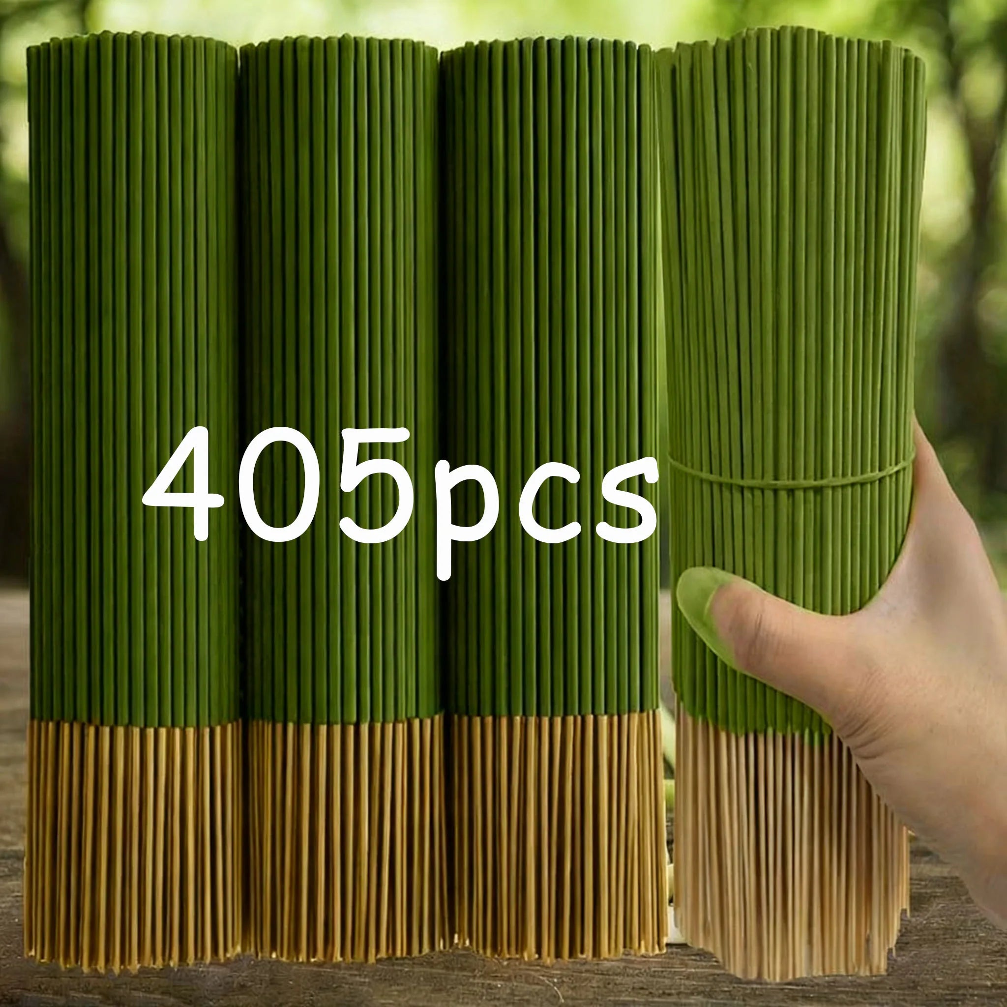 Lemongrass Sticks That Extend the Burning Time, Artificial Wooden Four-Season Fragrance, Suitable for Home, Camping, Garden, Pool and Outdoor Activities - Feng Shui to Remove Bad Energy, Purify the Air, Relax the Mind, Recycl