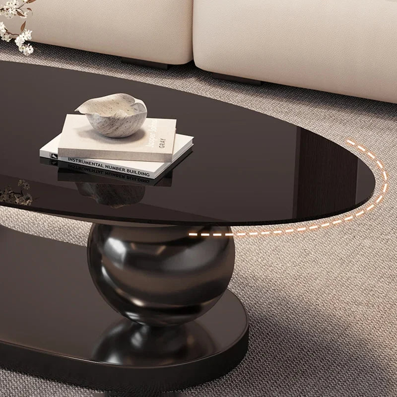 Round Trendy Coffee Table Exquisite Luxury European Trendy Coffee Tables Simple Beauty Mesa Auxliar Living Room Furniture