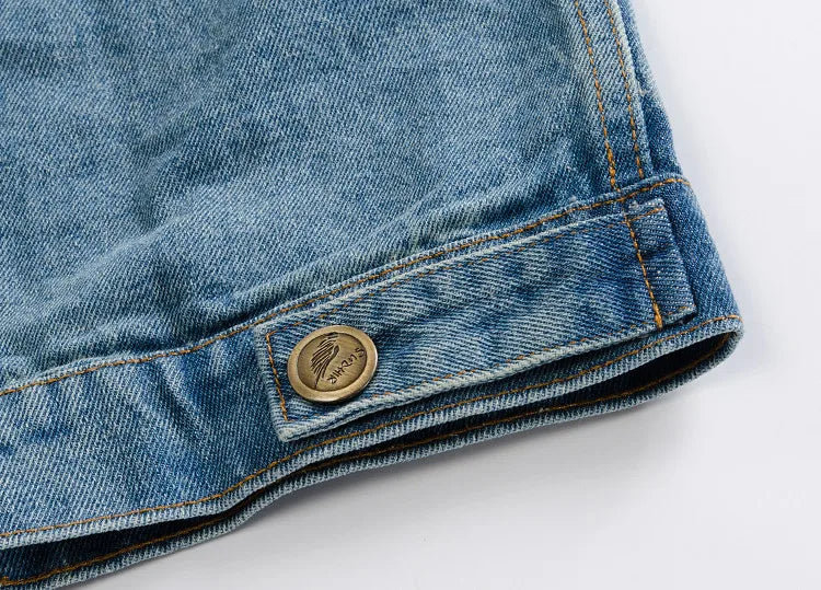 Men Denim Vests Jackets Waistcoats Light Blue Ripped Denim Coats Vests New Fashion Male Cotton Slim Black Jeans Waistcoats 6XL