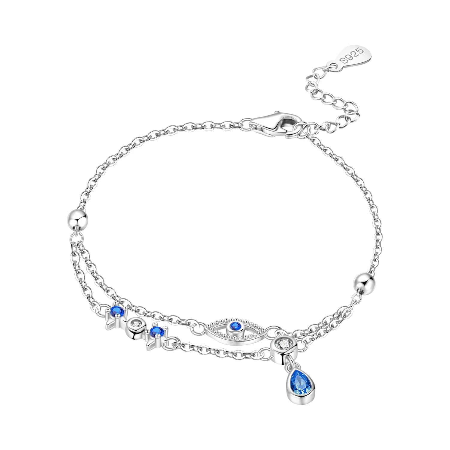 Original 925 Sterling Silver Zirconia Tennis Chain Bracelet for Women Adjustable Gold Color Hot Sale Ideal Birthday Party Gifts