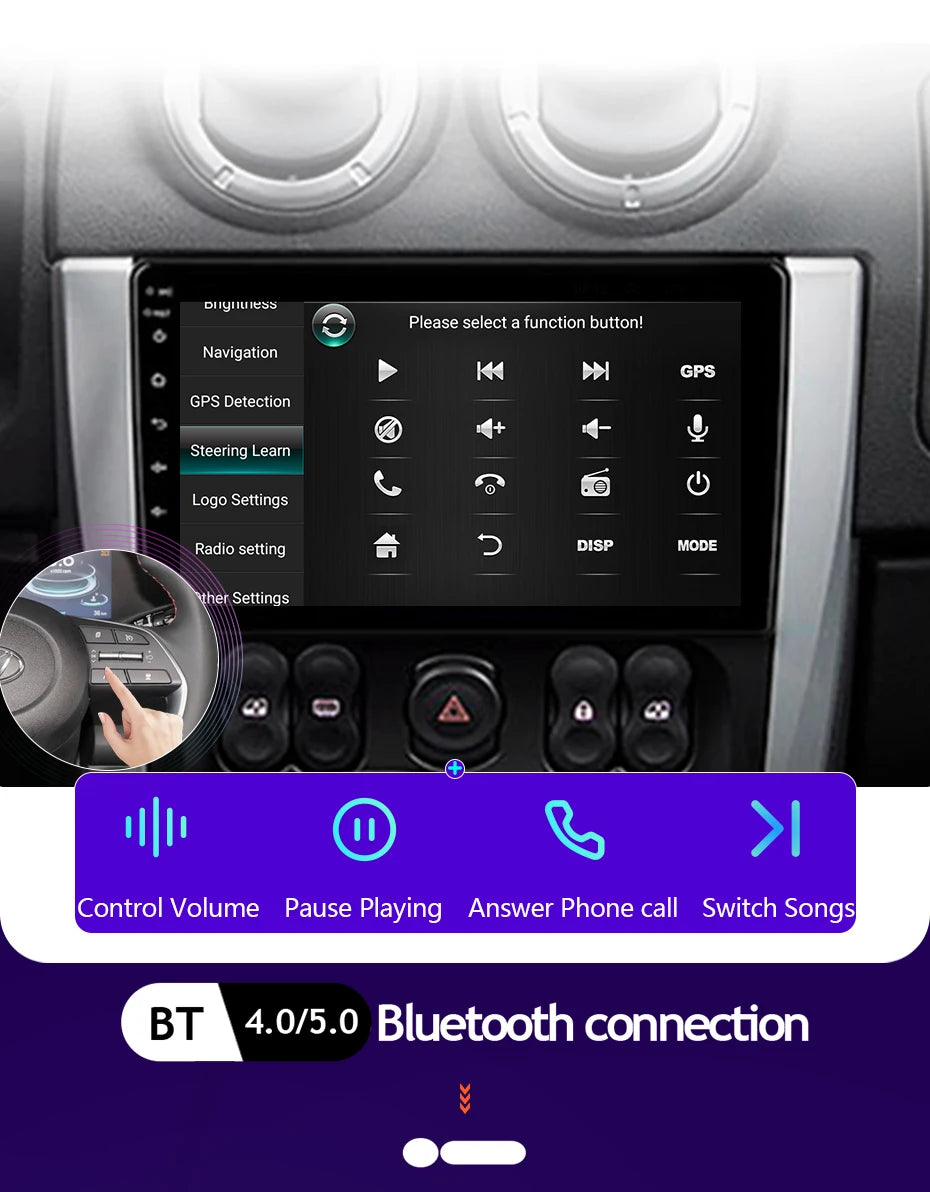 Android 15 For Toyota Camry XV40 Aurion 2007 - 2011 DSP Carplay Head Unit Multimedia Player GPS Navigation Stereo Car Radio WIFI