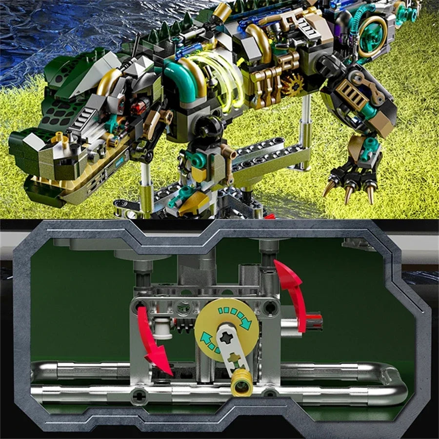 898PCS V8 Engine MOC Building Blocks Model Kit Creative Technical Assembly Educational STEM Desktop Collectible Gift for Kids