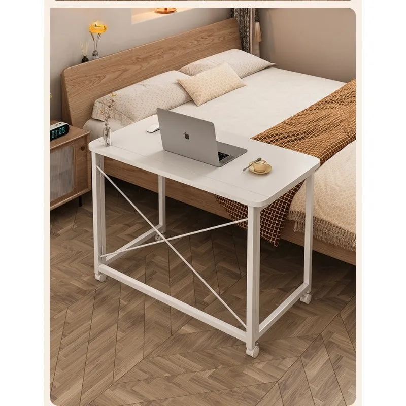 Folding computer desk desk removable table home student study table bedroom bedside table writing table desk