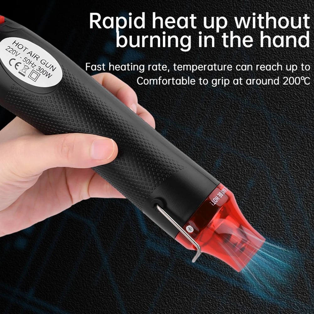 EU/US Hot Air Gun Soldering Temperature Blower Gun DIY Crafts Electric Power Hot Dryer Mini Heat Gun For Shrink Tubing Car Wrap