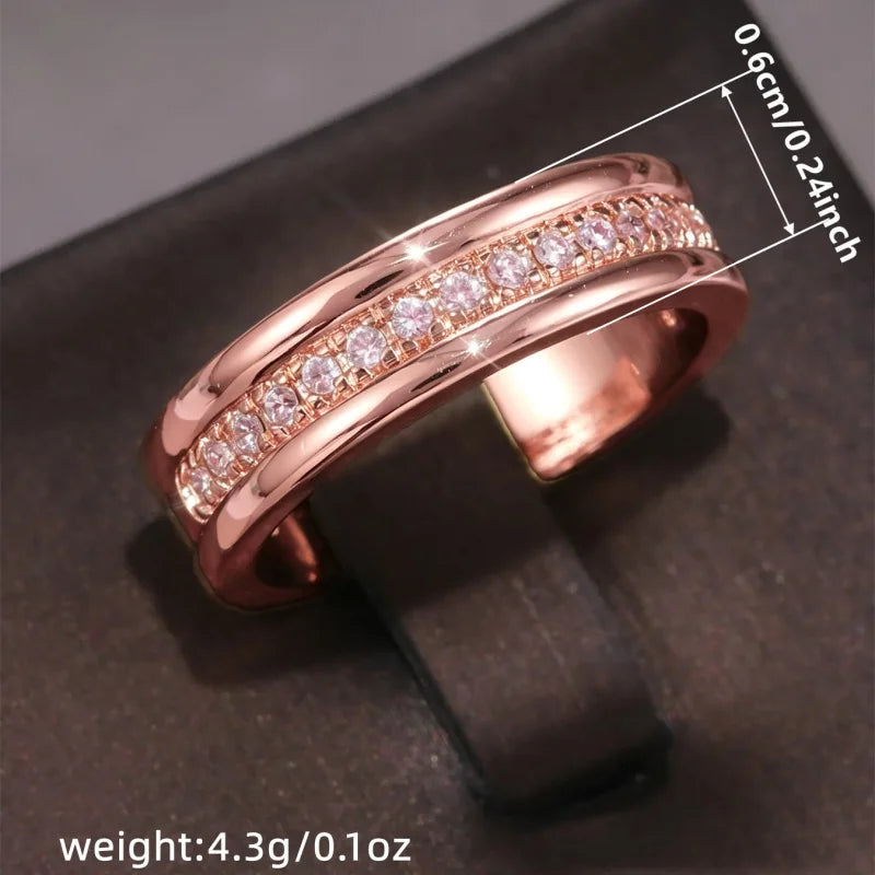 Huitan 2020 NEW Fashion Wedding Ring For Women Micro Paved Cubiz Zircon Finger Rings Female Engagement Jewelry Accessories