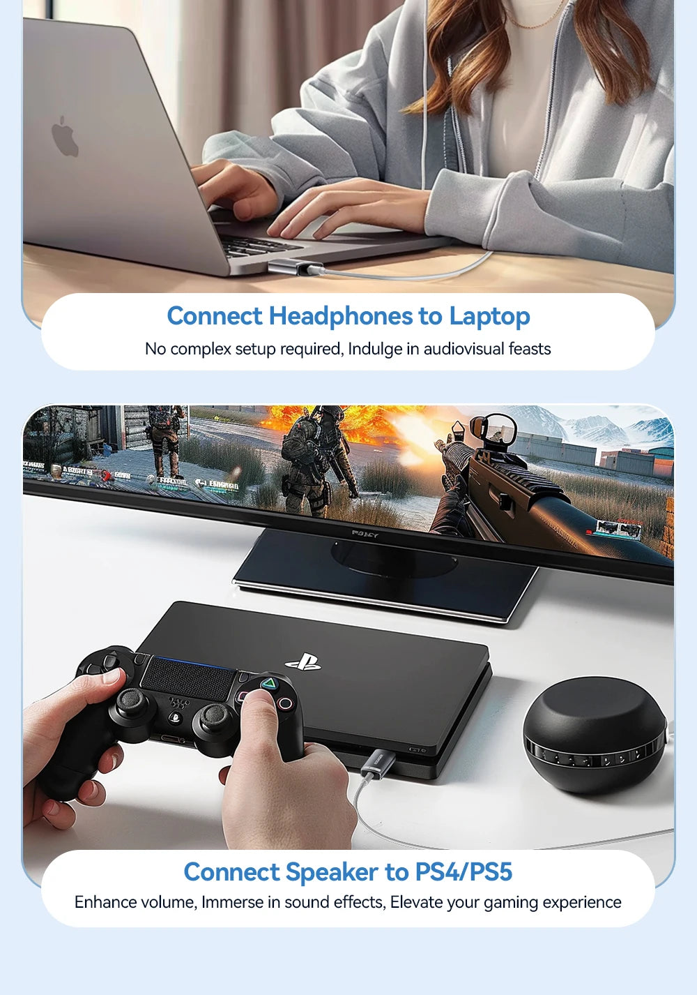 Essager External USB Sound Card To 3.5mm Mic Headphone Jack Stereo Headset Audio Microphone Adapter Speaker Interface For Laptop