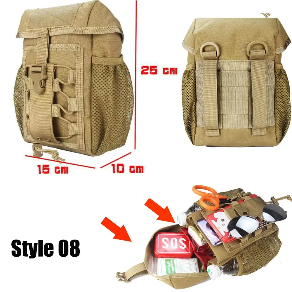 Outdoor Camping Trauma First Aid Kit Multifunctional Equipment Survival Tool Kit Wilderness Survival Emergency Kit