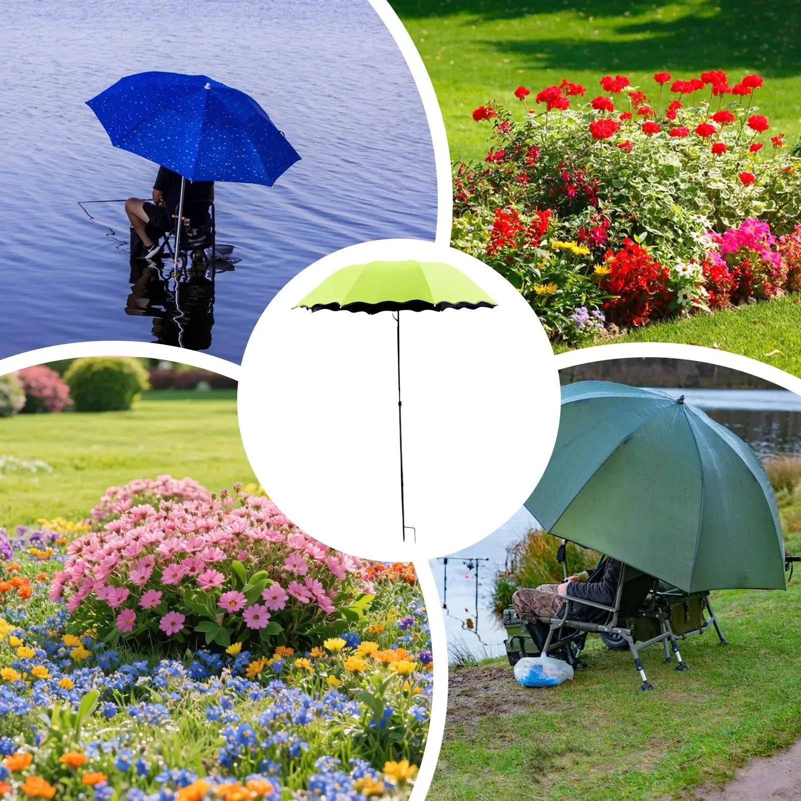 Plant Umbrella Flowers Outdoor Sun Protection Patio Plants Umbrella for Gardeners Outside Yard Patio Porch Backyard Deck Balcony
