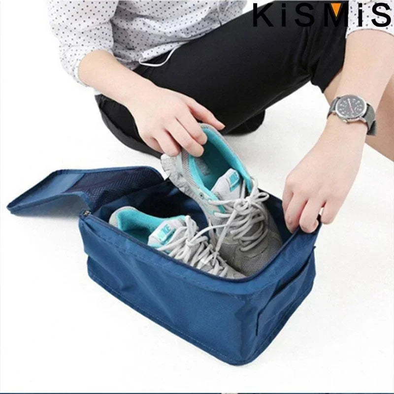 Portable Travel Shoe Organizer Bag Multifunctional Storage Pouch Home Shoe Storage Zip Lock Bag for Easy Sorting