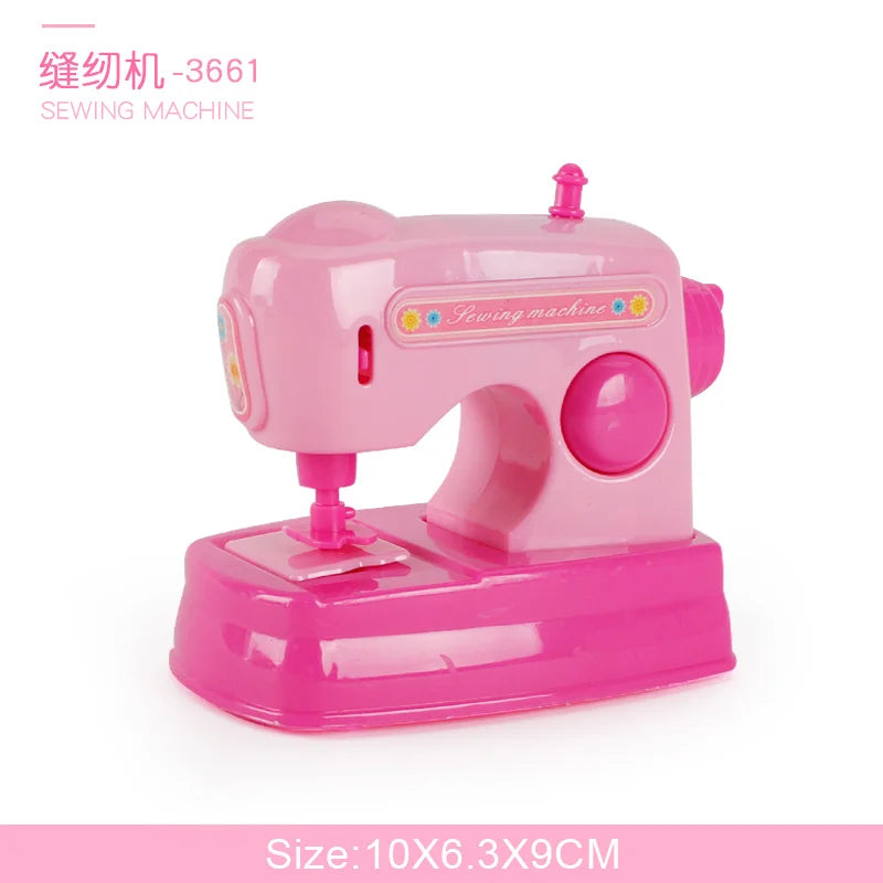 Kids Kitchen Play Simulation Home Appliances Toys Pretend Play Refrigerator Microwave Coffee Maker Kettle Hair Dryer for Childs