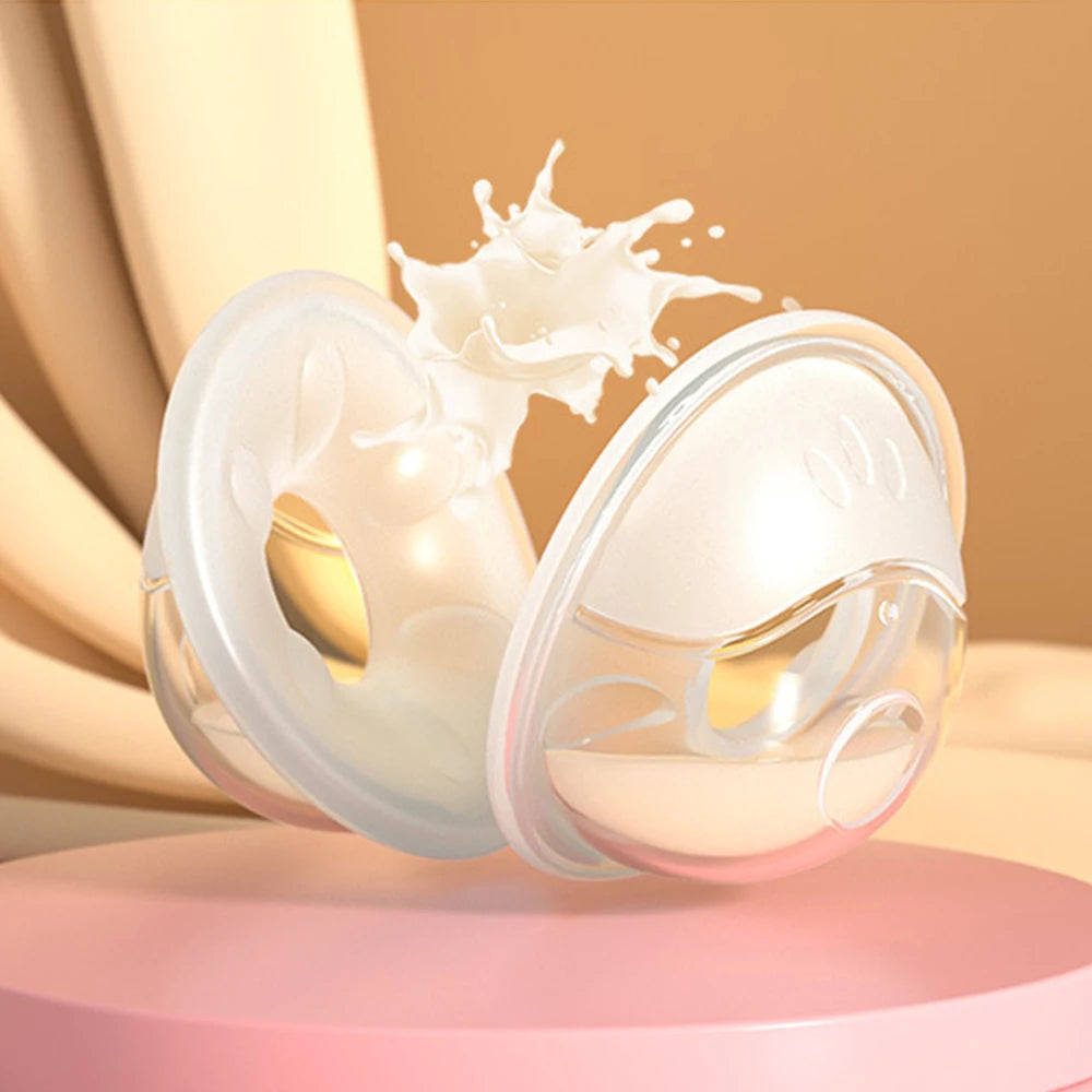 2Pcs Breast Milk Collector Silicone Baby  Breast pump Saver Collector Anti-leakage Milk Reusable Protect Sore Nipples BPA FREE