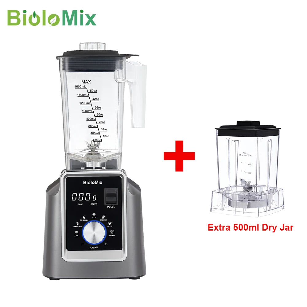 Biolomix Digital BPA FREE 2L Automatic Program Professional Commercial Blender Mixer Juicer Food Processor Ice Smoothies