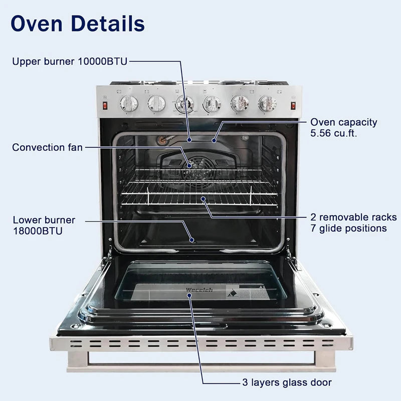 Home Appliance 60cm Multi-Function with Digital Control Built in Electric Oven
