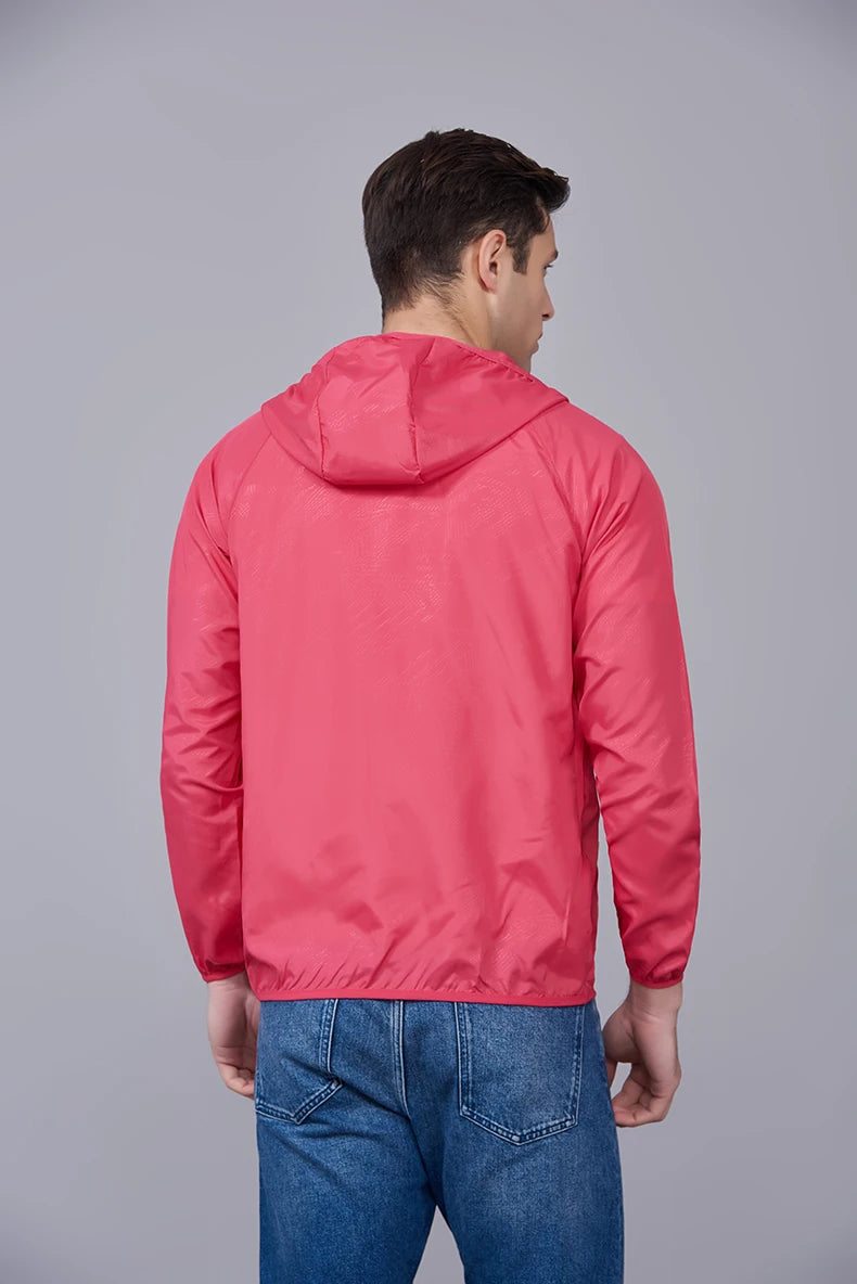 JNLN Unisex Hiking Jacket Men Women Waterproof Quick Dry Camping Windbreaker Outdoor Trekking Fishing Rain Coat Anti UV Clothes